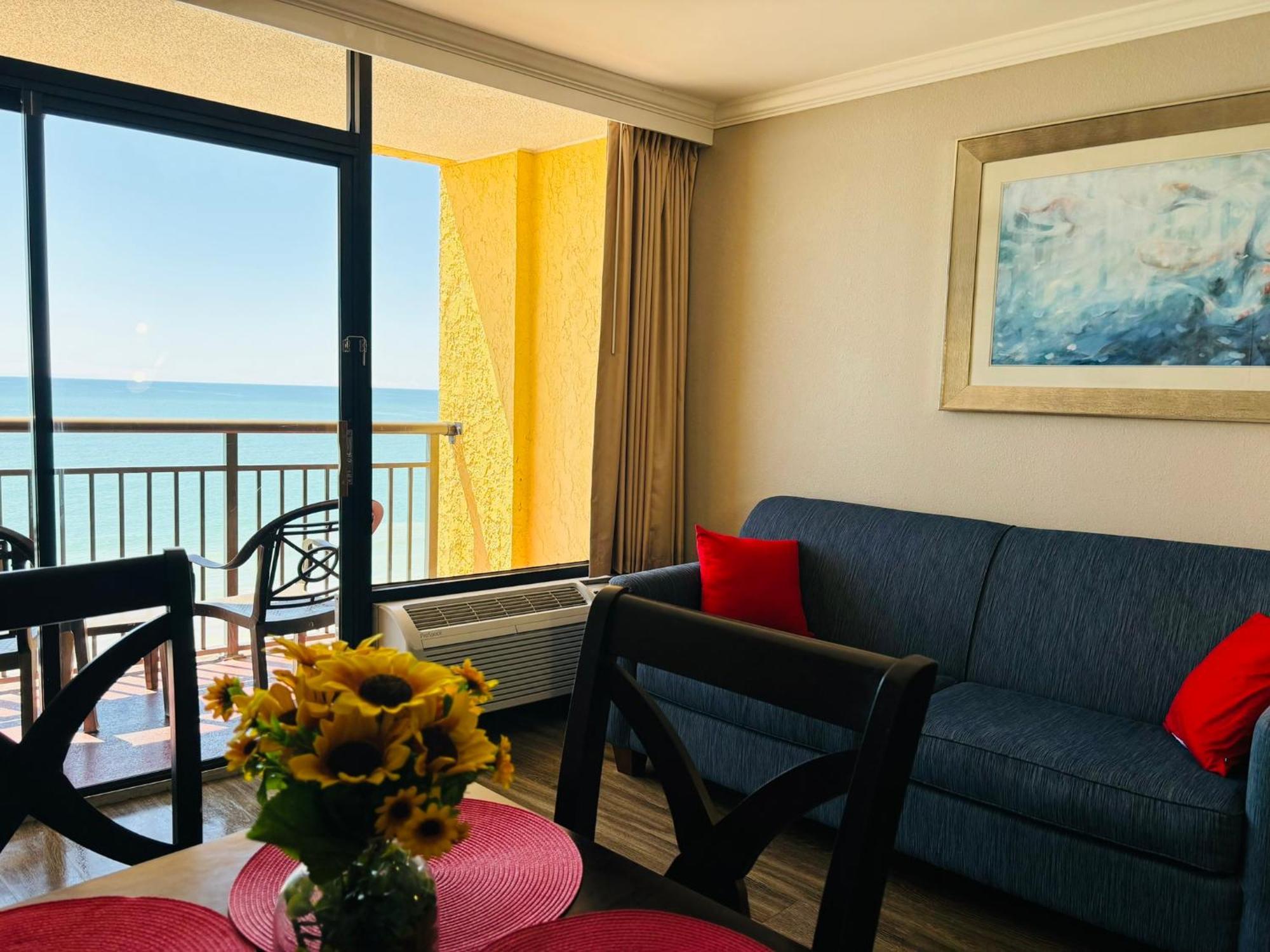 Azure Bliss Oceanfront Condo Sleeps 6 미를 비치 외부 사진