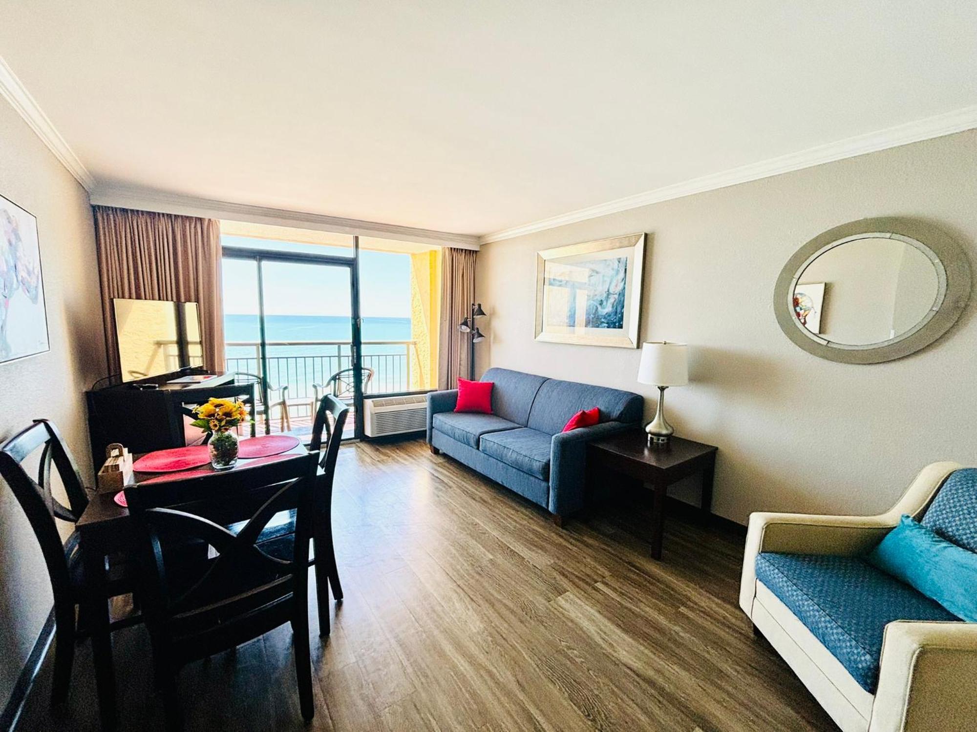 Azure Bliss Oceanfront Condo Sleeps 6 미를 비치 외부 사진